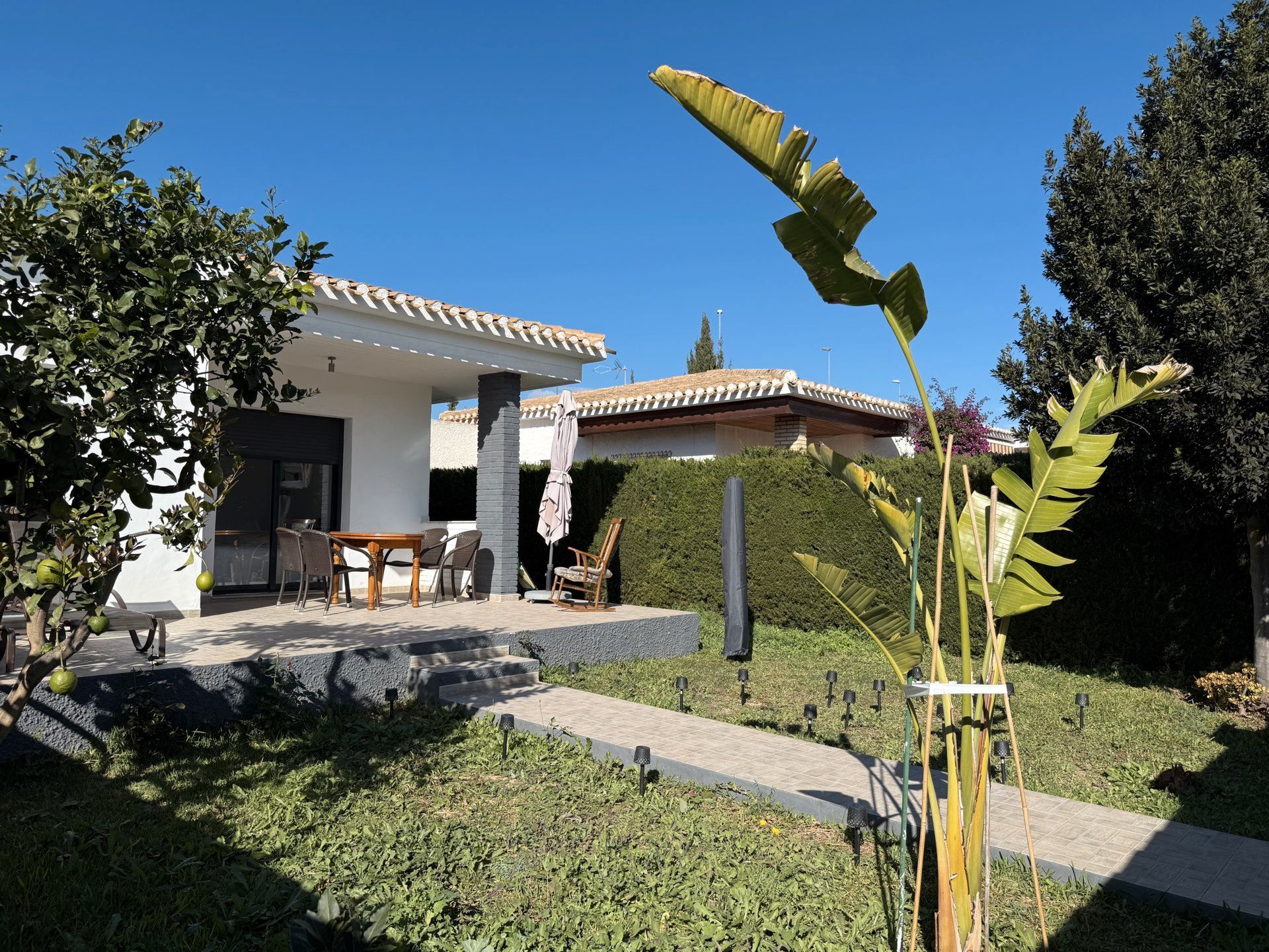 Garden of Single-family semi-detached for sale in Orihuela  with Private garden, Terrace and Furnished