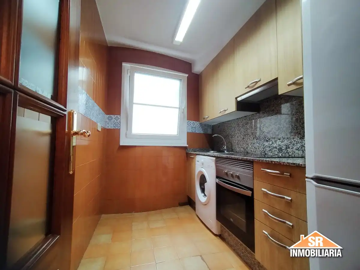 Kitchen of Apartments for rent in A Coruña Capital   with Heating, Oven and Washing machine