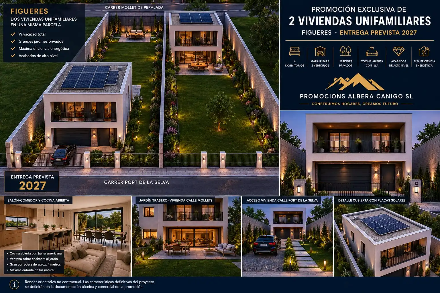 Vista exterior de Casa o xalet en venda en Figueres amb Aire condicionat, Calefacció i Jardí privat