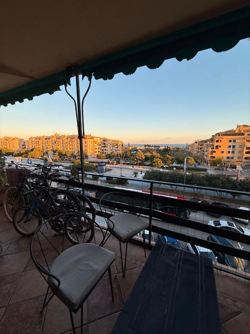 Terrace of Flat for sale in Marbella  with Furnished, Oven and Washing machine