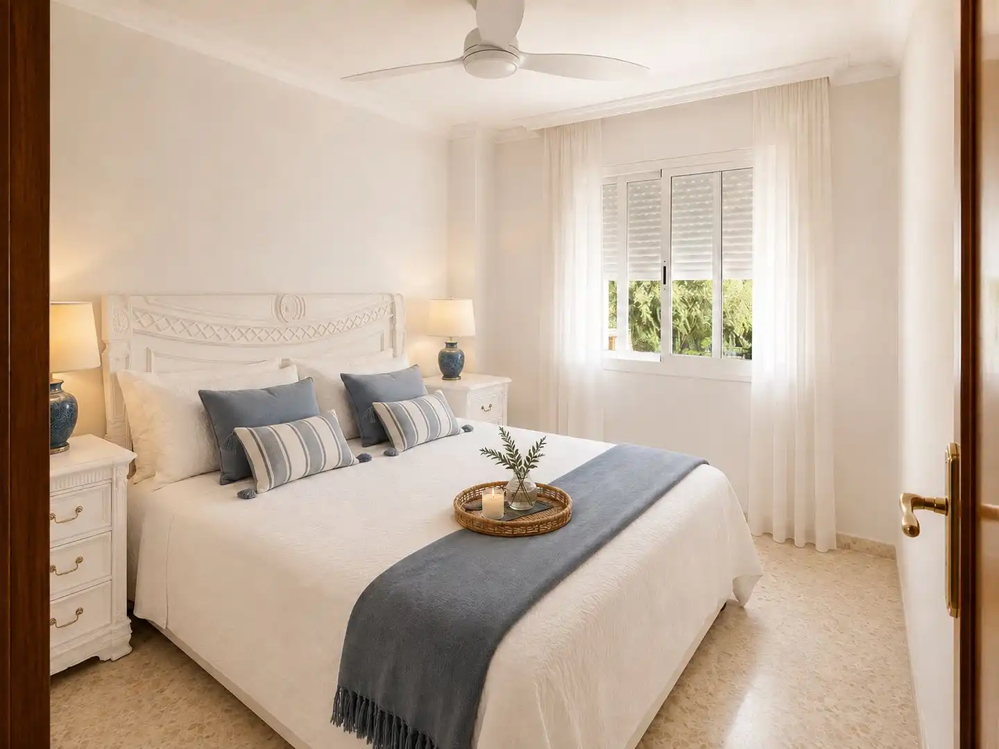 Bedroom of Flat for rent in Málaga  with Air Conditioner, Heating and Furnished