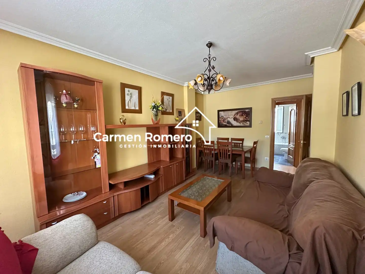 Sala de estar de Apartamento de alquiler en Villamayor con Calefacción y Amueblado
