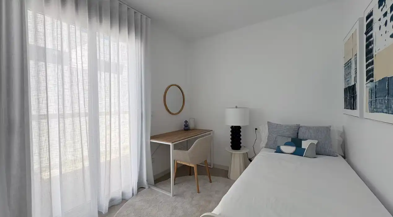 Schlafzimmer von Einfamilien-Reihenhaus zum Verkauf in Águilas mit Privatgarten, Terrasse und Schwimmbad