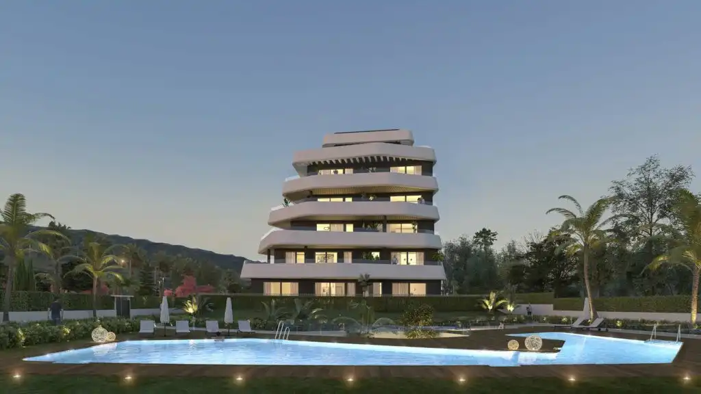 Vista exterior de Apartamento en venta en Torremolinos con Aire acondicionado, Jardín privado y Terraza