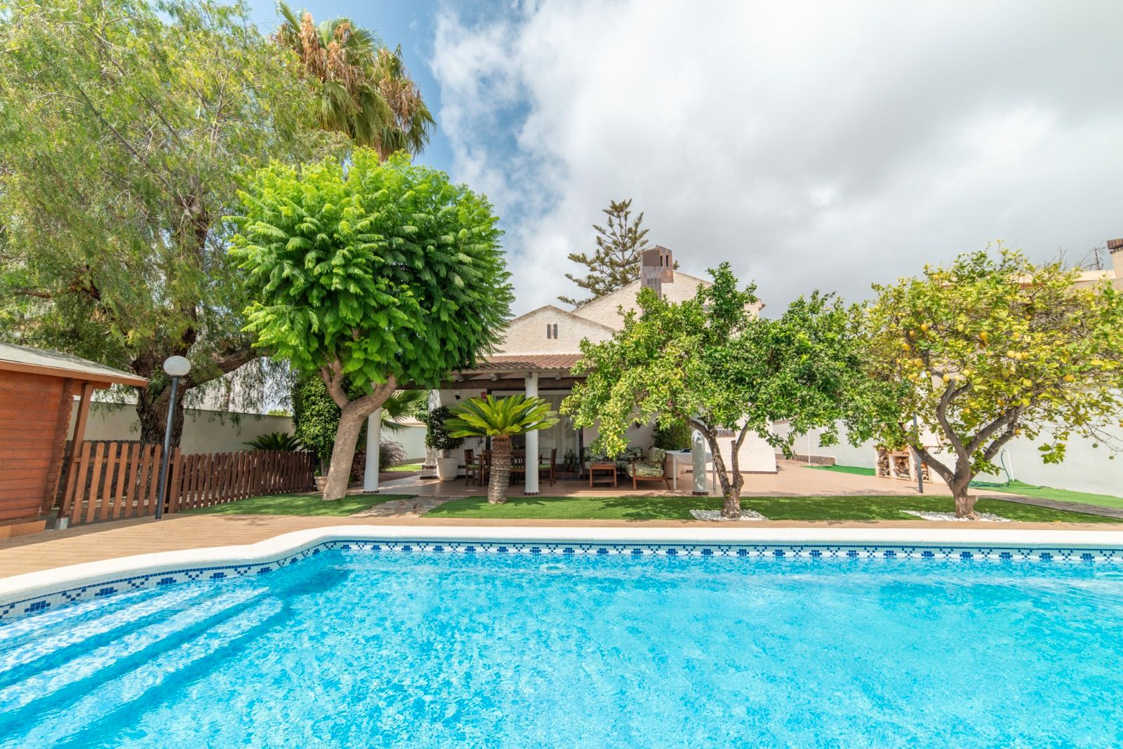 Jardí de Casa o xalet en venda en San Javier amb Aire condicionat, Jardí privat i Terrassa