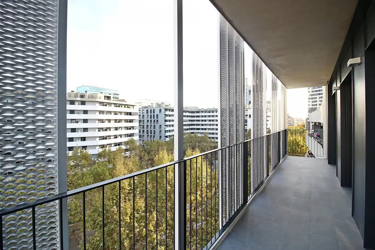 Terraza de Piso de alquiler en Barcelona con Aire acondicionado, Calefacción y Terraza
