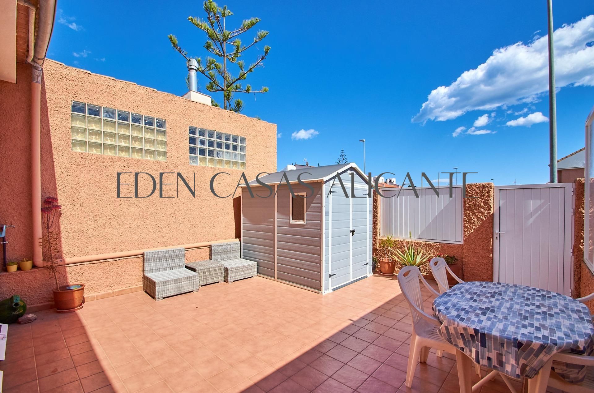 Terrace of Single-family semi-detached for sale in Sant Joan d'Alacant  with Heating, Private garden and Terrace