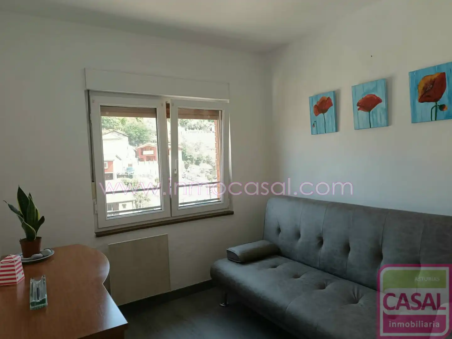 Schlafzimmer von Wohnung zur Miete in Aller mit Heizung und Möbliert