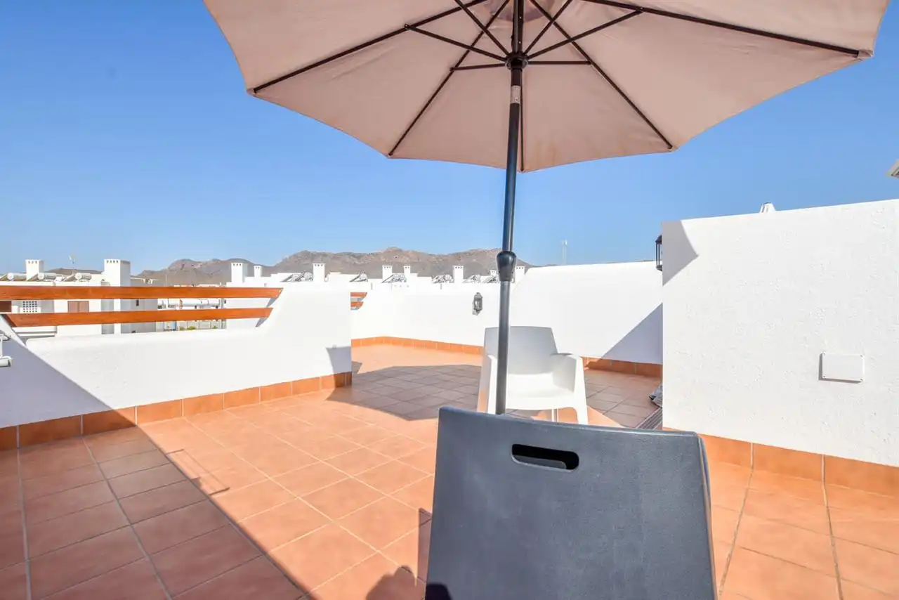 Terrasse von Dachboden zum Verkauf in Pulpí mit Klimaanlage, Terrasse und Abstellraum