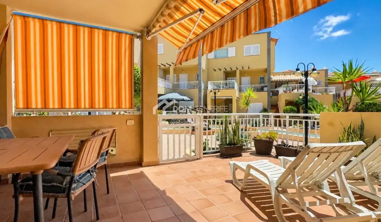 Terrace of Ground floor for rent in Adeje  with Terrace, Swimming Pool and Furnished