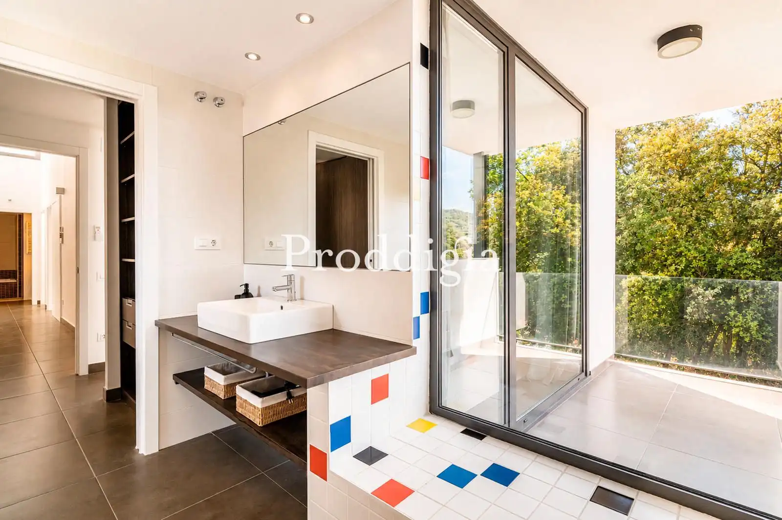 Baño de Casa o chalet de alquiler en Barcelona con Aire acondicionado, Calefacción y Amueblado