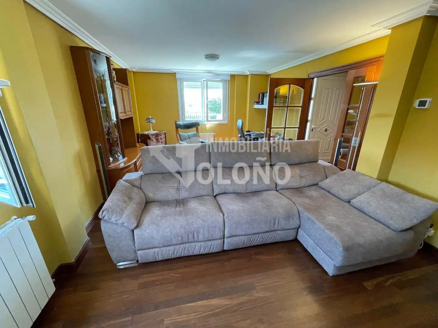 Sala d'estar de Casa o xalet en venda en Casalarreina amb Calefacció, Jardí privat i Parquet