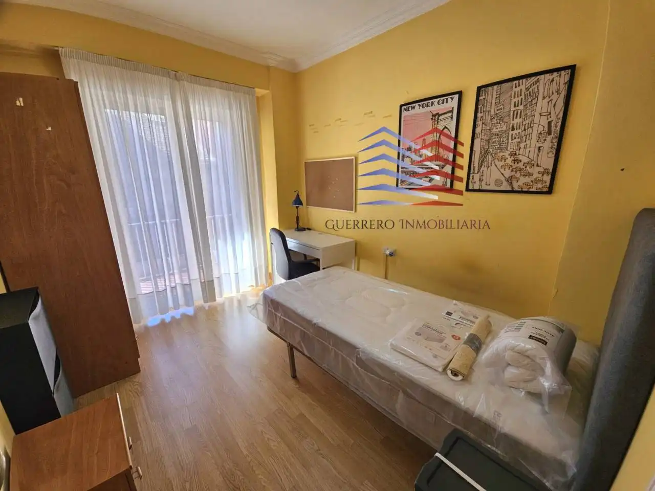 Bedroom of Flat for rent in Ourense Capital   with Heating, Furnished and Balcony