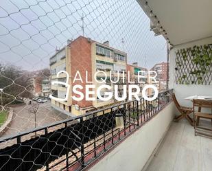 Exterior view of Flat to rent in  Madrid Capital  with Air Conditioner, Heating and Terrace