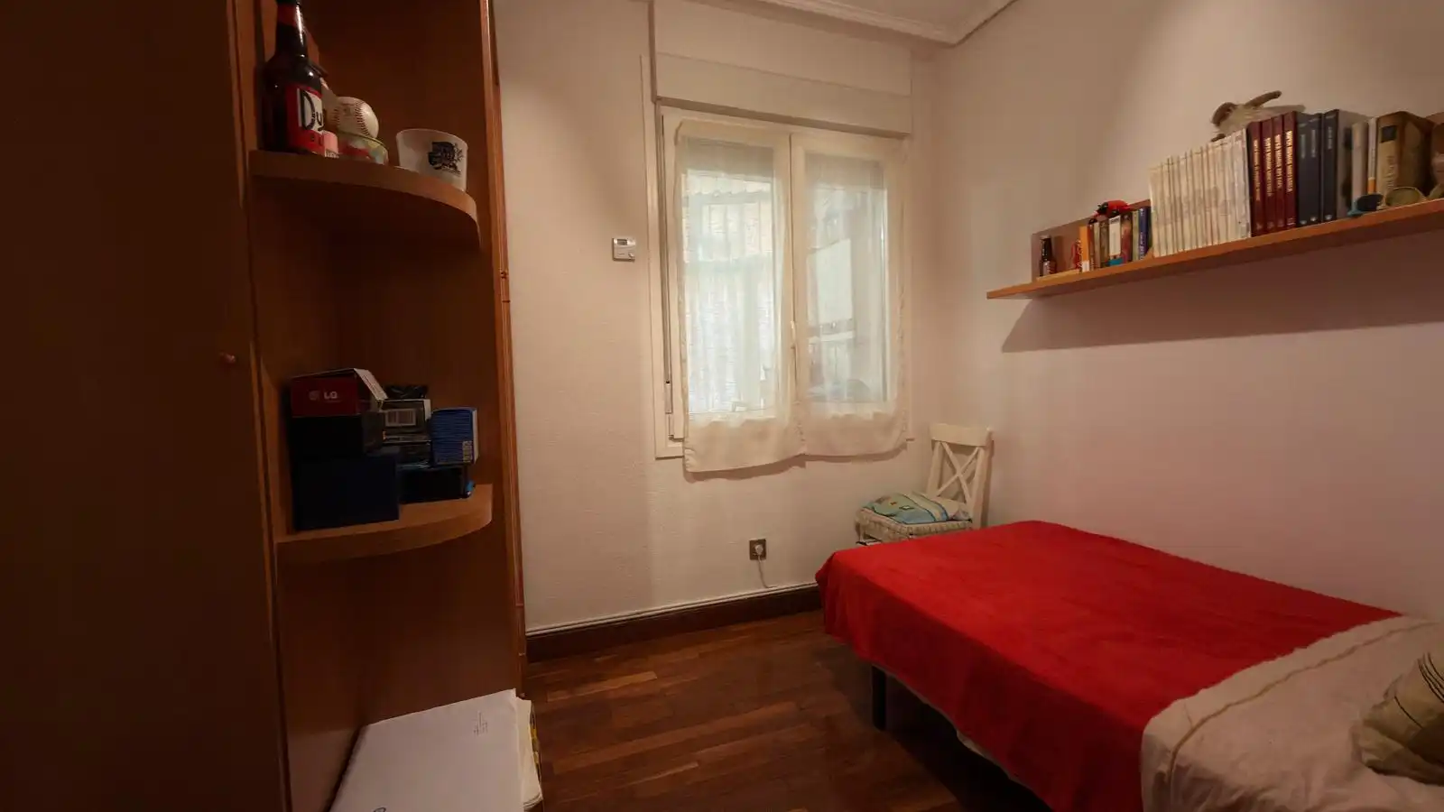 Schlafzimmer von Wohnung zum Verkauf in Bilbao  mit Terrasse und Möbliert
