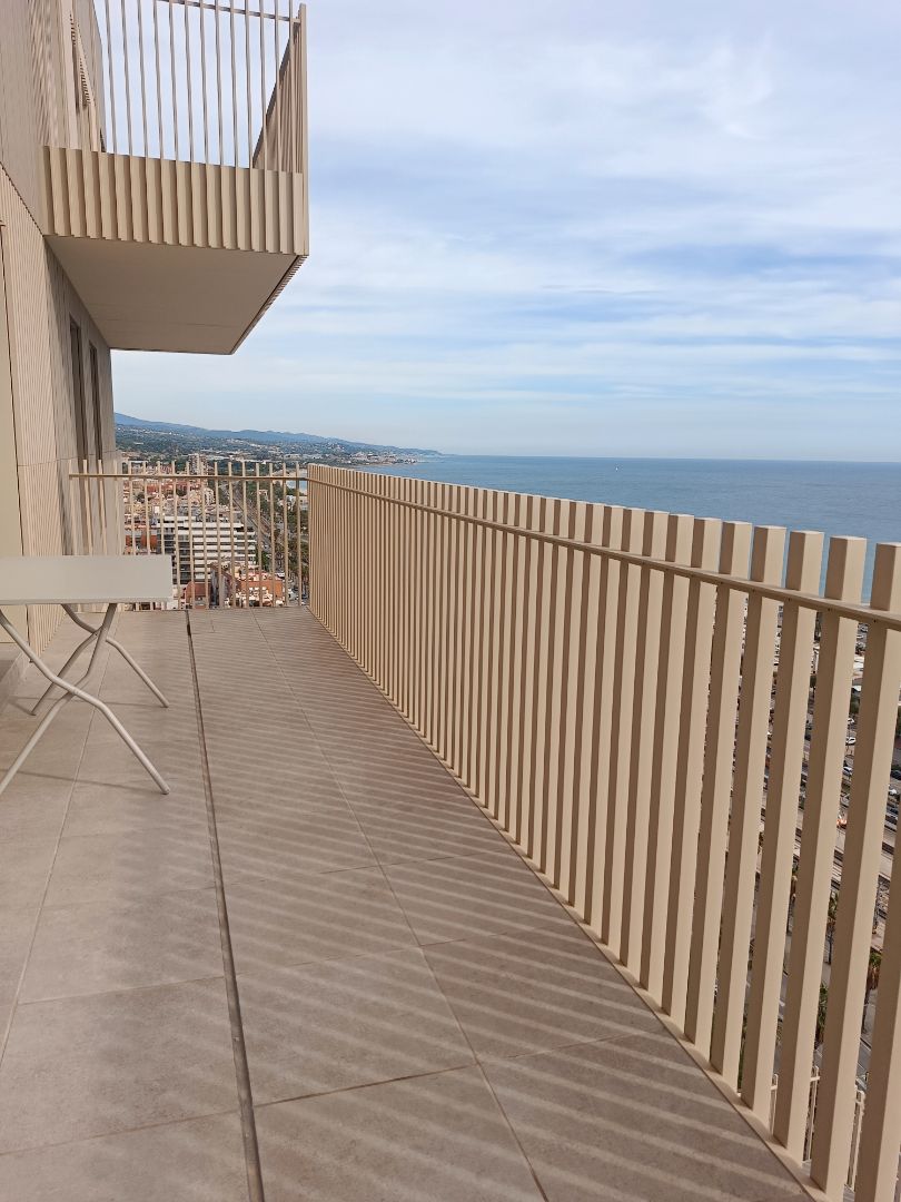 Terrassa de Pis de lloguer en Mataró amb Aire condicionat, Calefacció i Parquet