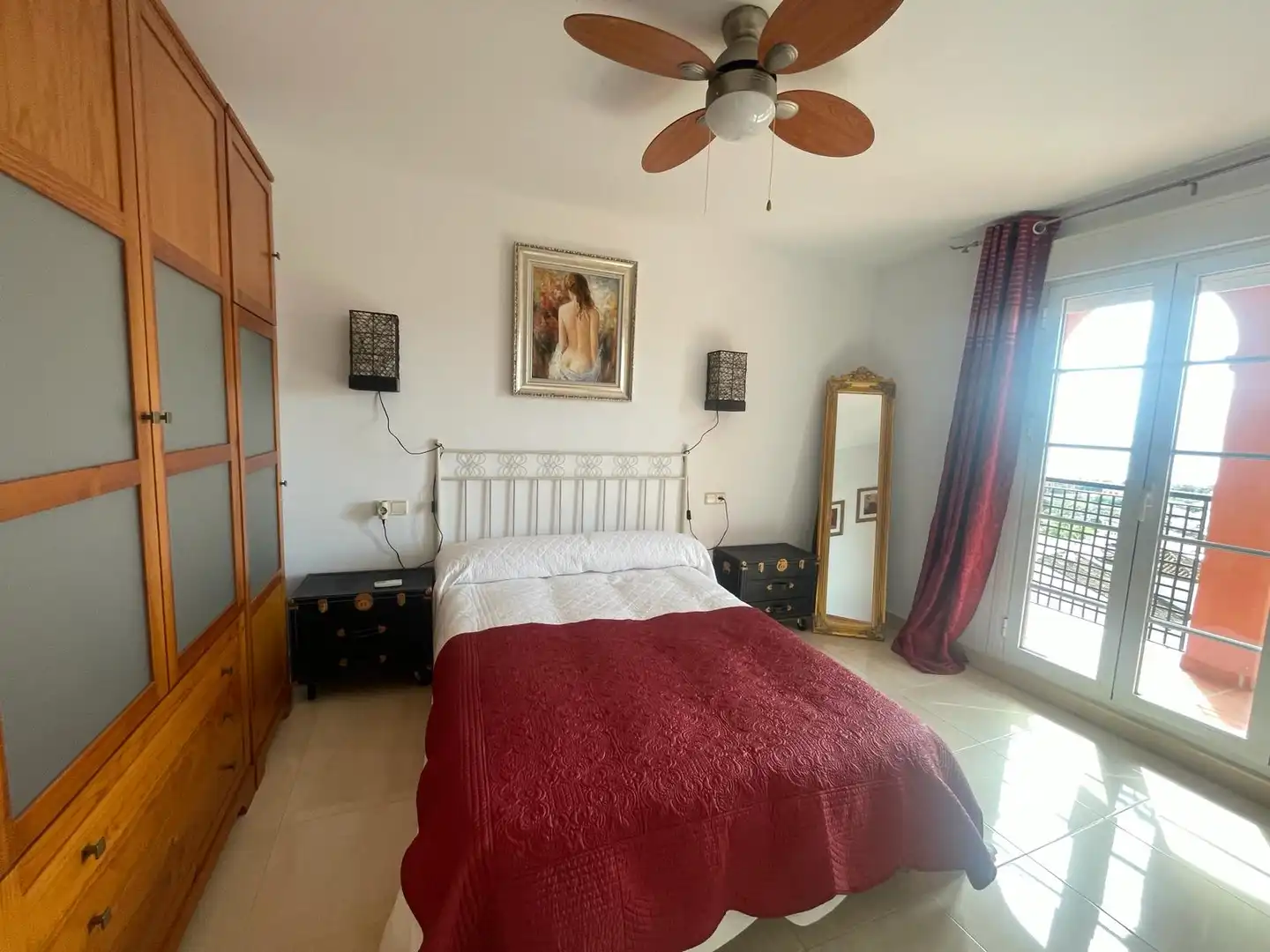Bedroom of Apartments for rent in Manilva  with Air Conditioner, Heating and Terrace