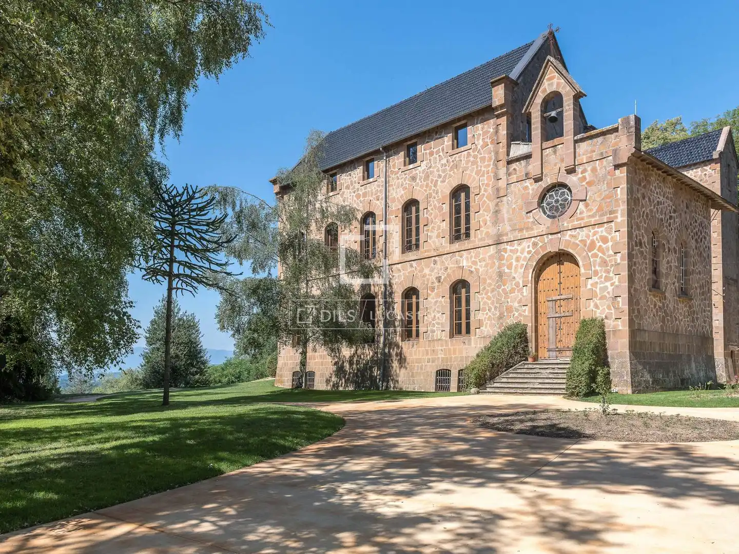 Vista exterior de Finca rústica en venta en Sant Hilari Sacalm con Aire acondicionado, Calefacción y Jardín privado