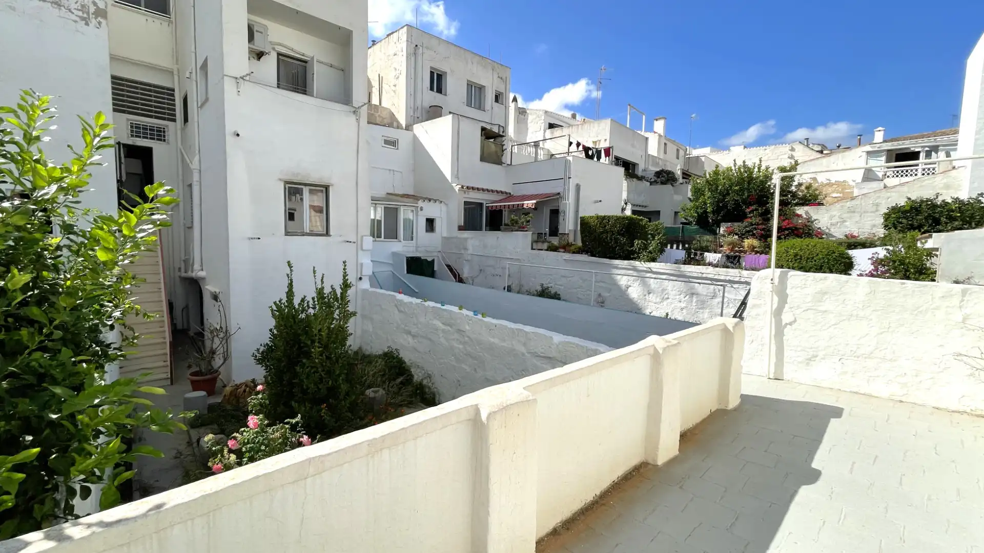 Exterior view of Houses for sale in Maó - Mahón  with Private garden and Terrace