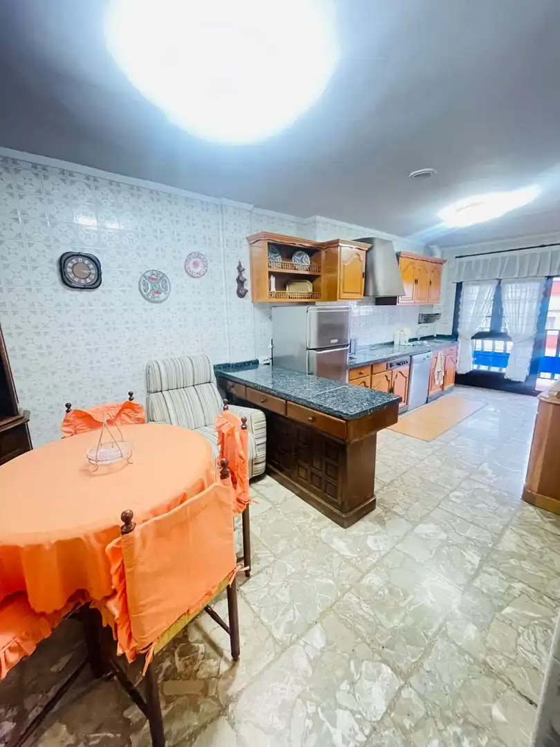 Kitchen of Flat for sale in Gijón   with Heating and Terrace