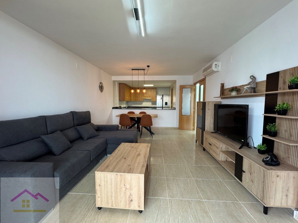 Sala d'estar de Àtic en venda en Torreblanca amb Aire condicionat, Terrassa i Piscina