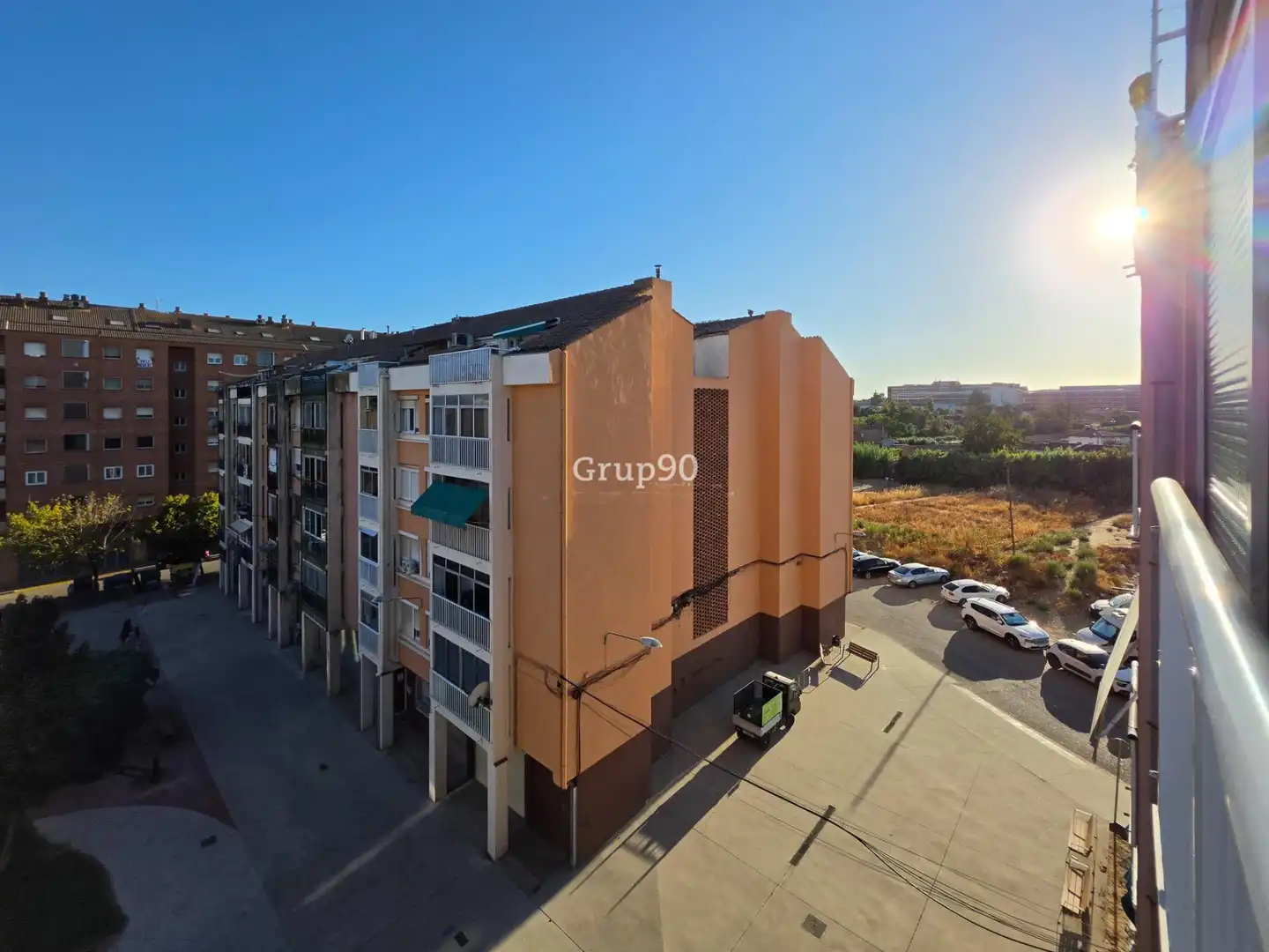 Vista exterior de Pis en venda en Lleida amb Calefacció i Balcó