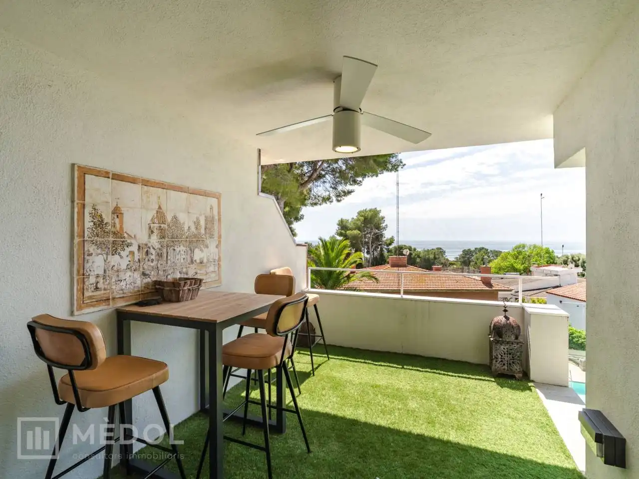Terraza de Casa adosada en venta en Tarragona con Aire acondicionado, Calefacción y Jardín privado