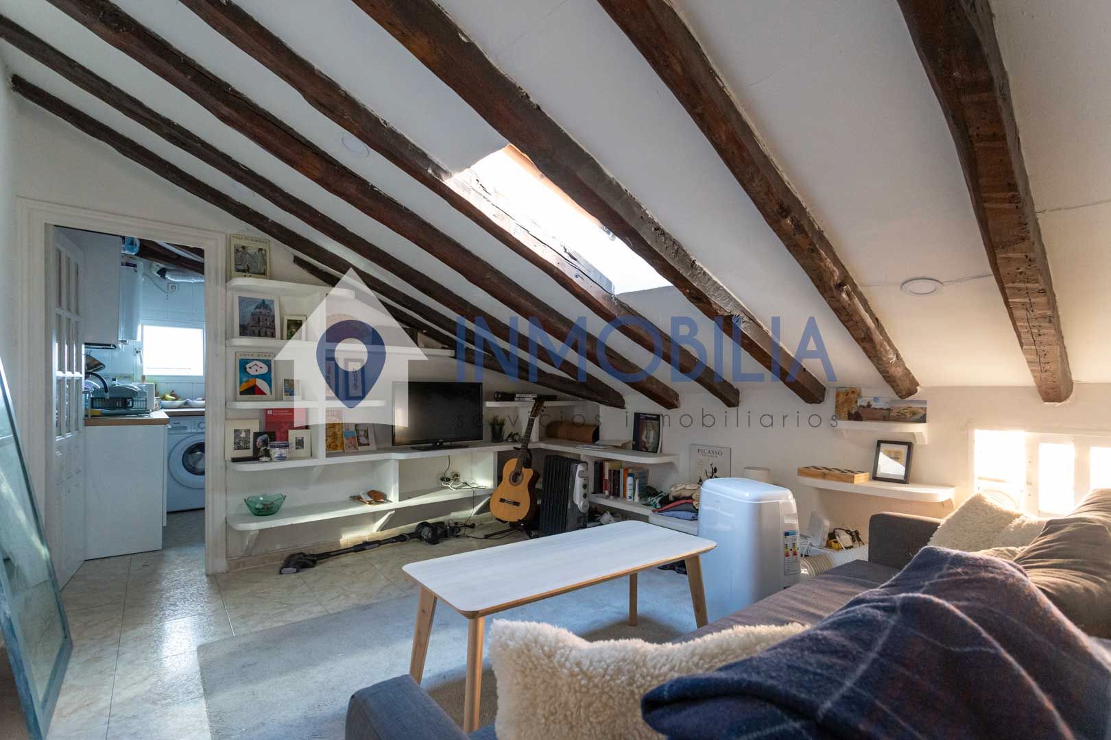 Living room of Flat for sale in  Madrid Capital  with Heating