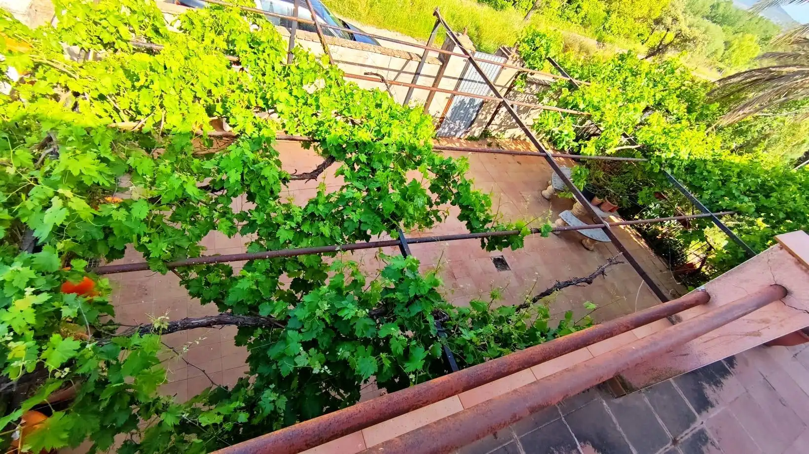 Terraza de Finca rústica en venta en Carcaboso con Aire acondicionado, Calefacción y Jardín privado