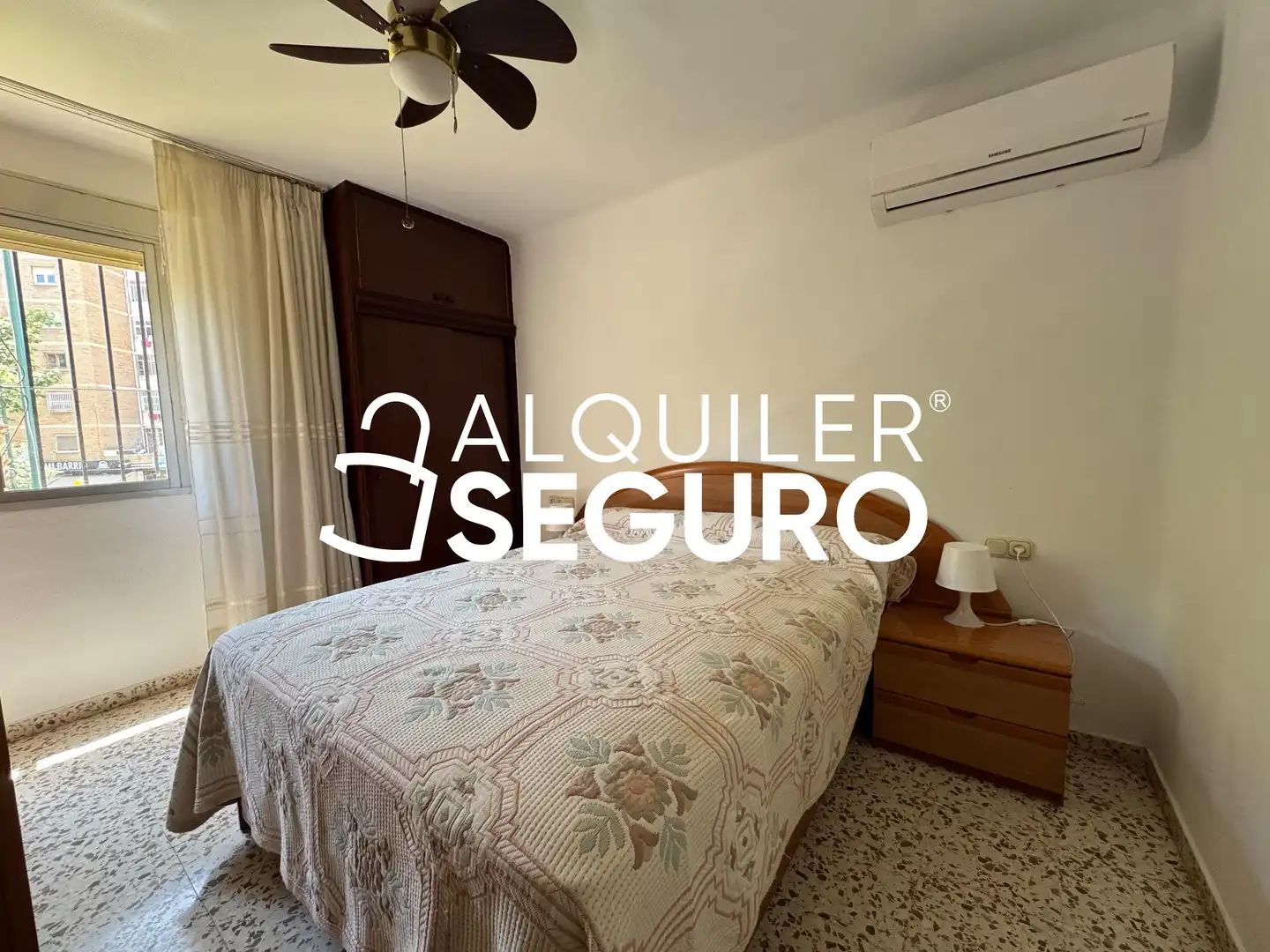 Bedroom of Flat for rent in Málaga  with Furnished