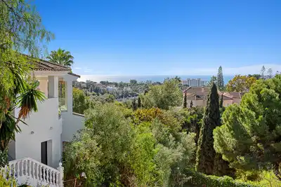 Vista exterior de Casa o xalet en venda en Marbella amb Aire condicionat, Calefacció i Jardí privat