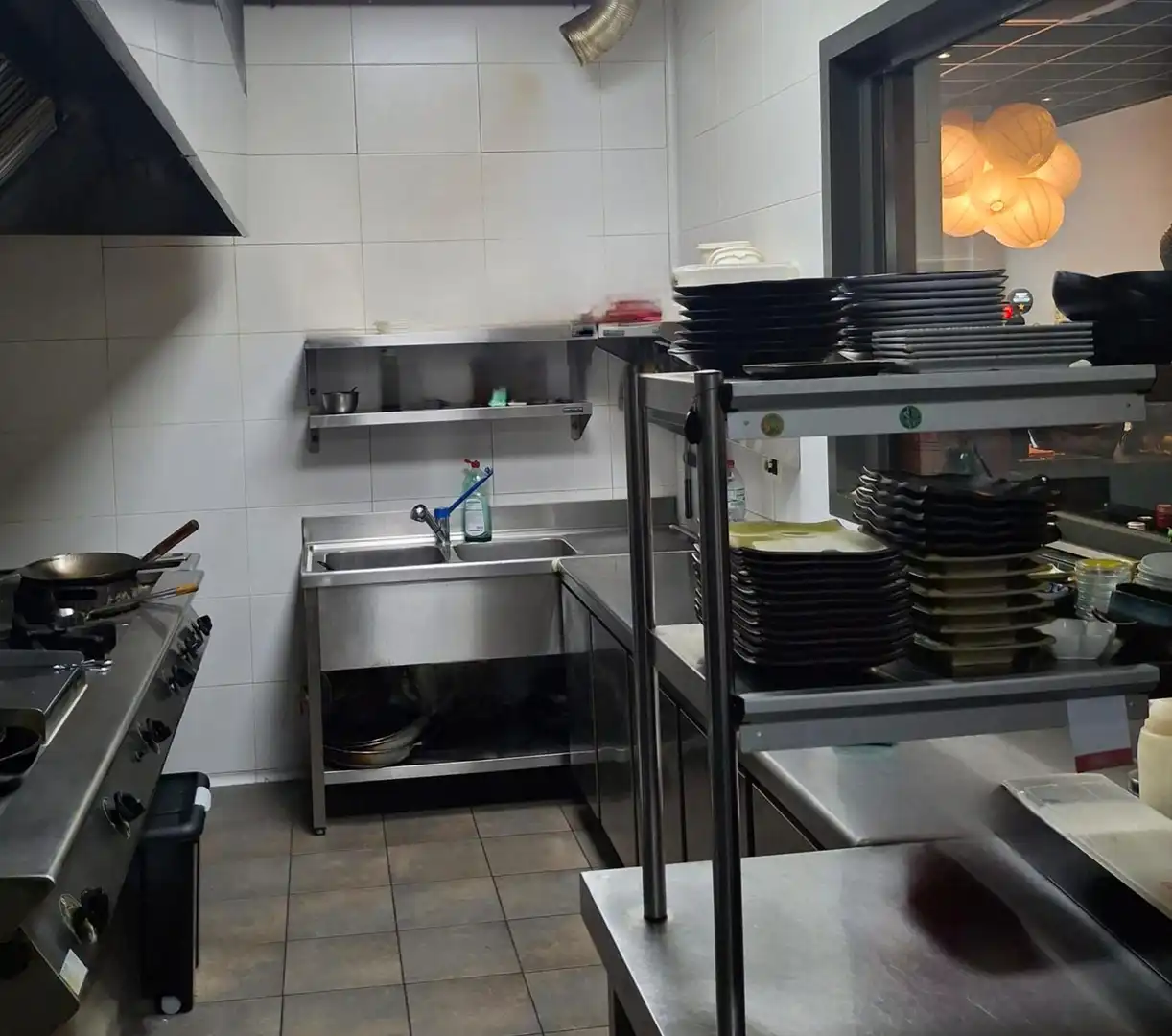 Cocina de Local en traspaso en Tarragona con Aire acondicionado, Calefacción y Amueblado