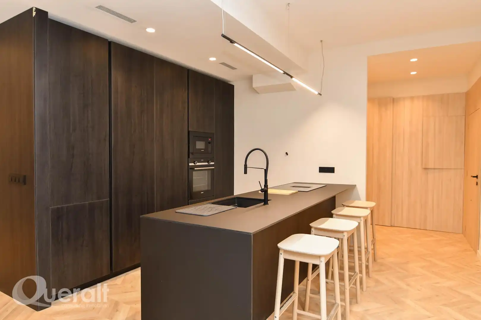 Cocina de Piso de alquiler en Lleida con Calefacción, Amueblado y Horno