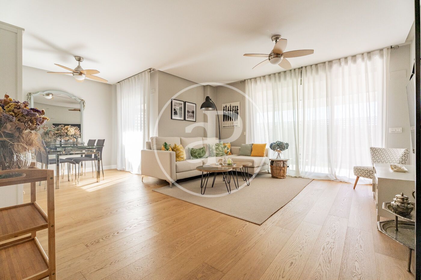 Living room of Flat for sale in Boadilla del Monte  with Air Conditioner, Heating and Private garden