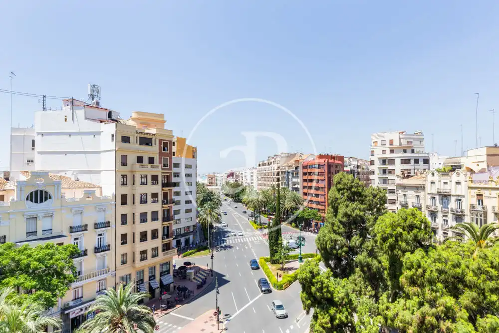 Exterior view of Flat for rent in Valencia  with Air Conditioner, Heating and Balcony