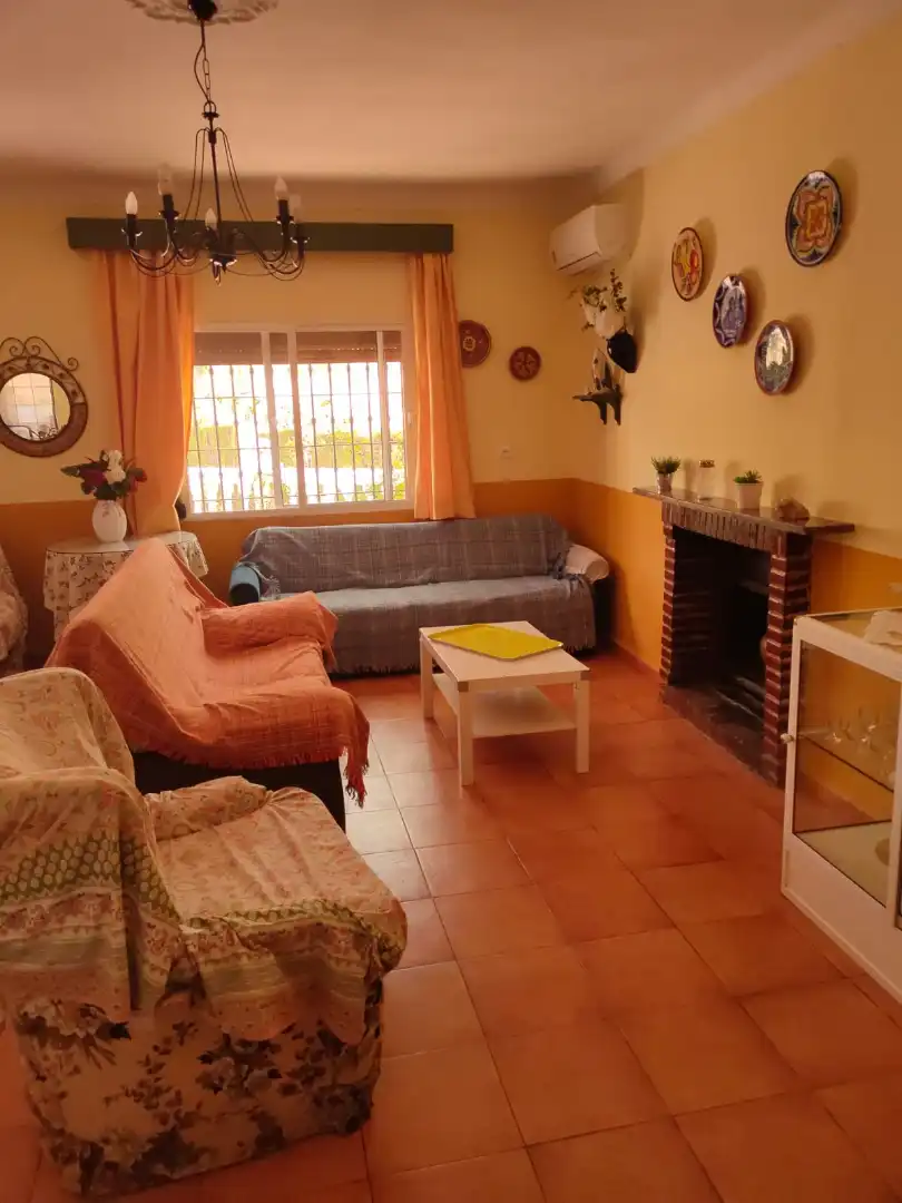 Living room of Houses for sale in Ubrique  with Furnished
