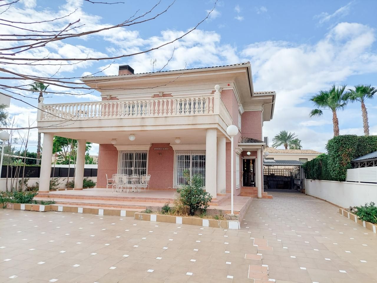 Exterior view of House or chalet for sale in Elche / Elx  with Air Conditioner and Private garden