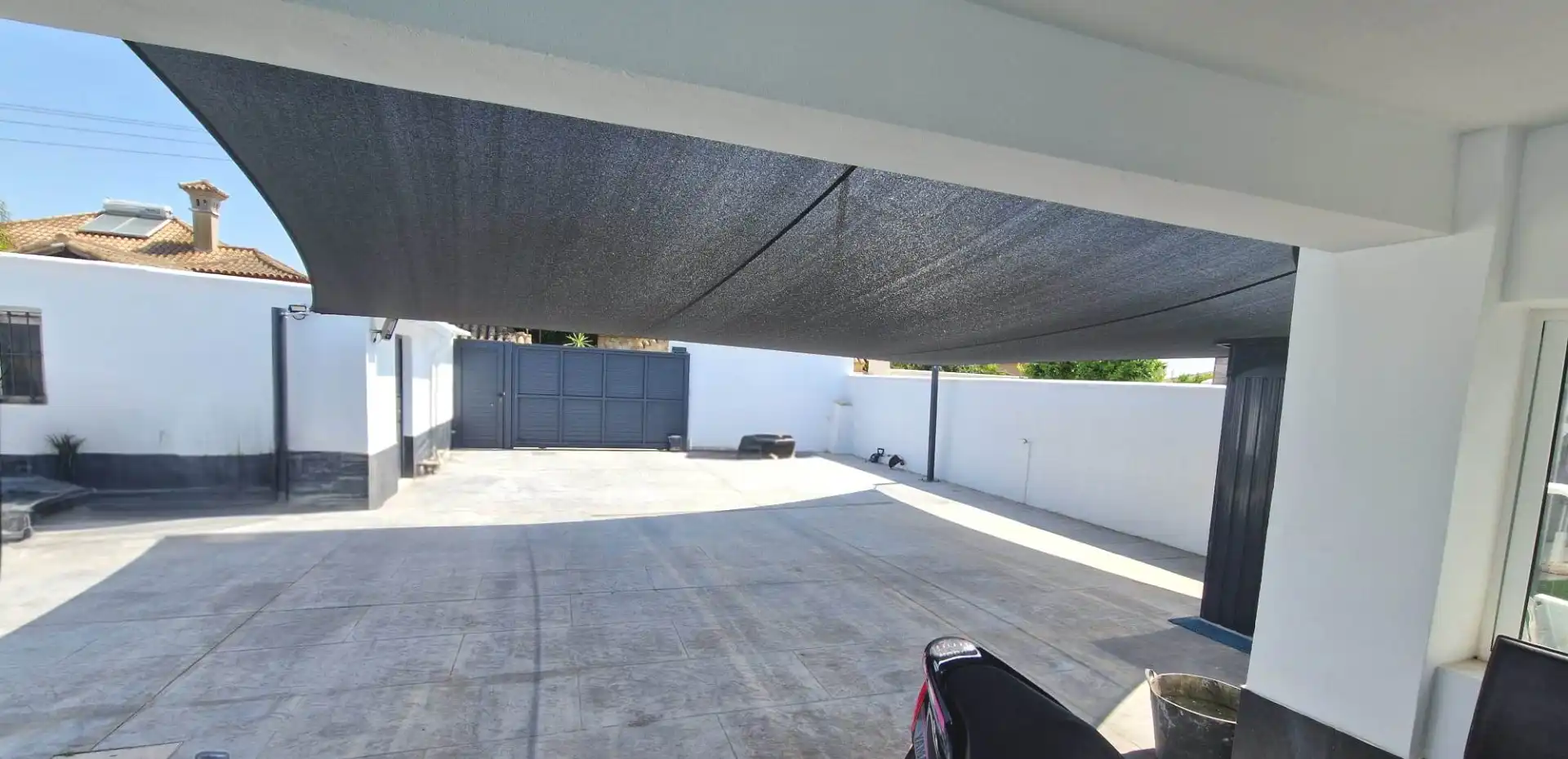 Aparcament de Casa o xalet en venda en El Puerto de Santa María amb Aire condicionat, Jardí privat i Terrassa