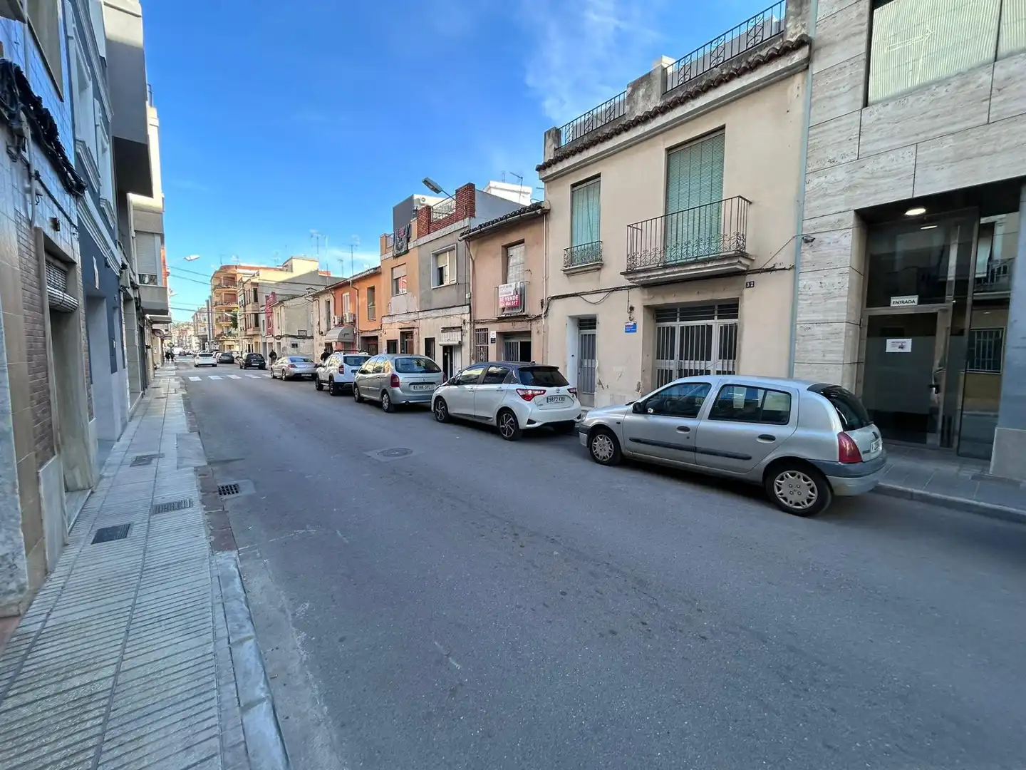 Vista exterior de Casa adosada en venta en Alzira