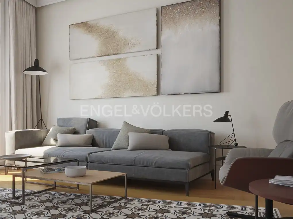 Living room of Apartments for sale in Valencia  with Air Conditioner, Heating and Balcony