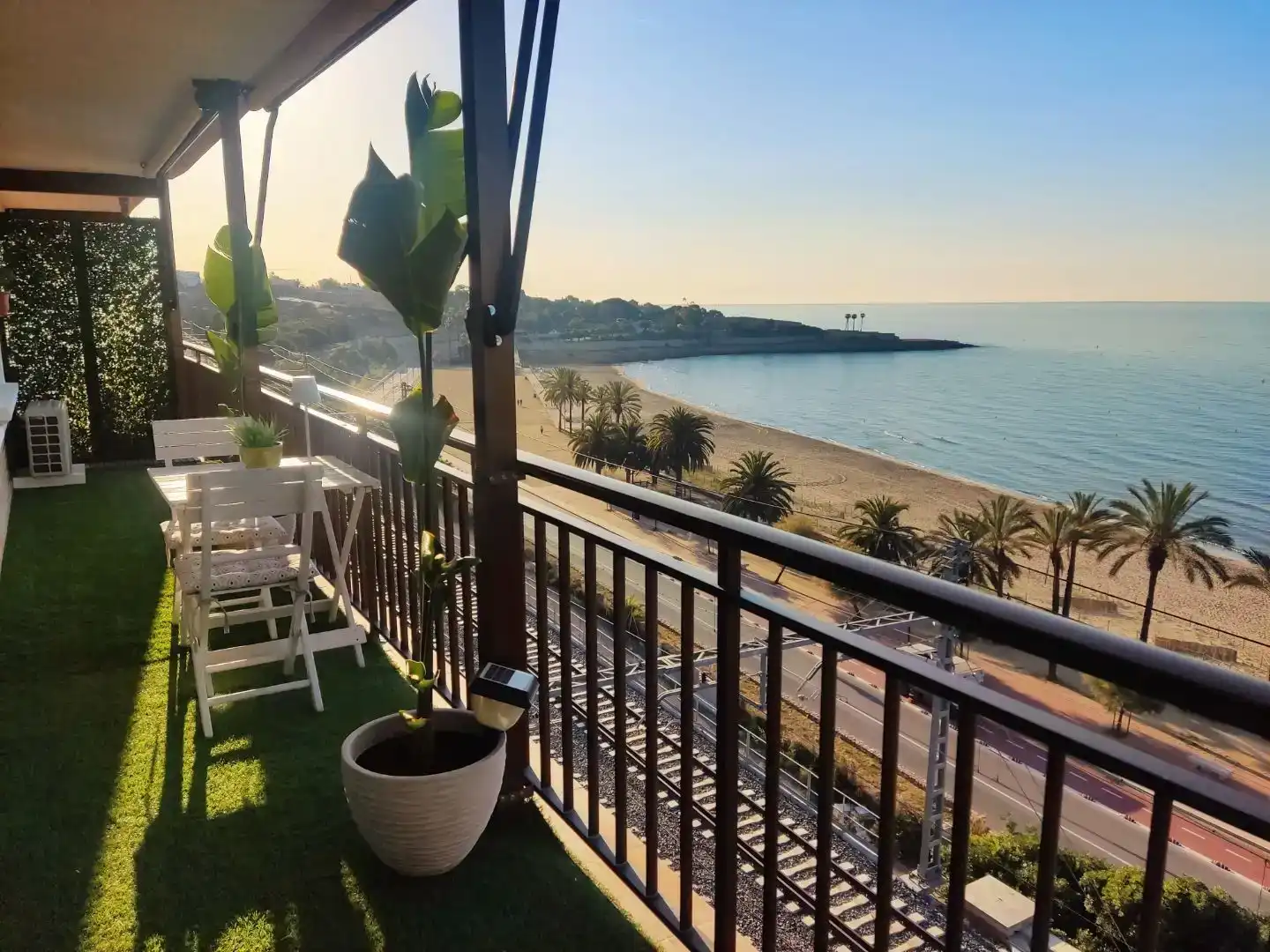 Terrasse von Wohnung zum Verkauf in  Tarragona Capital mit Klimaanlage und Balkon