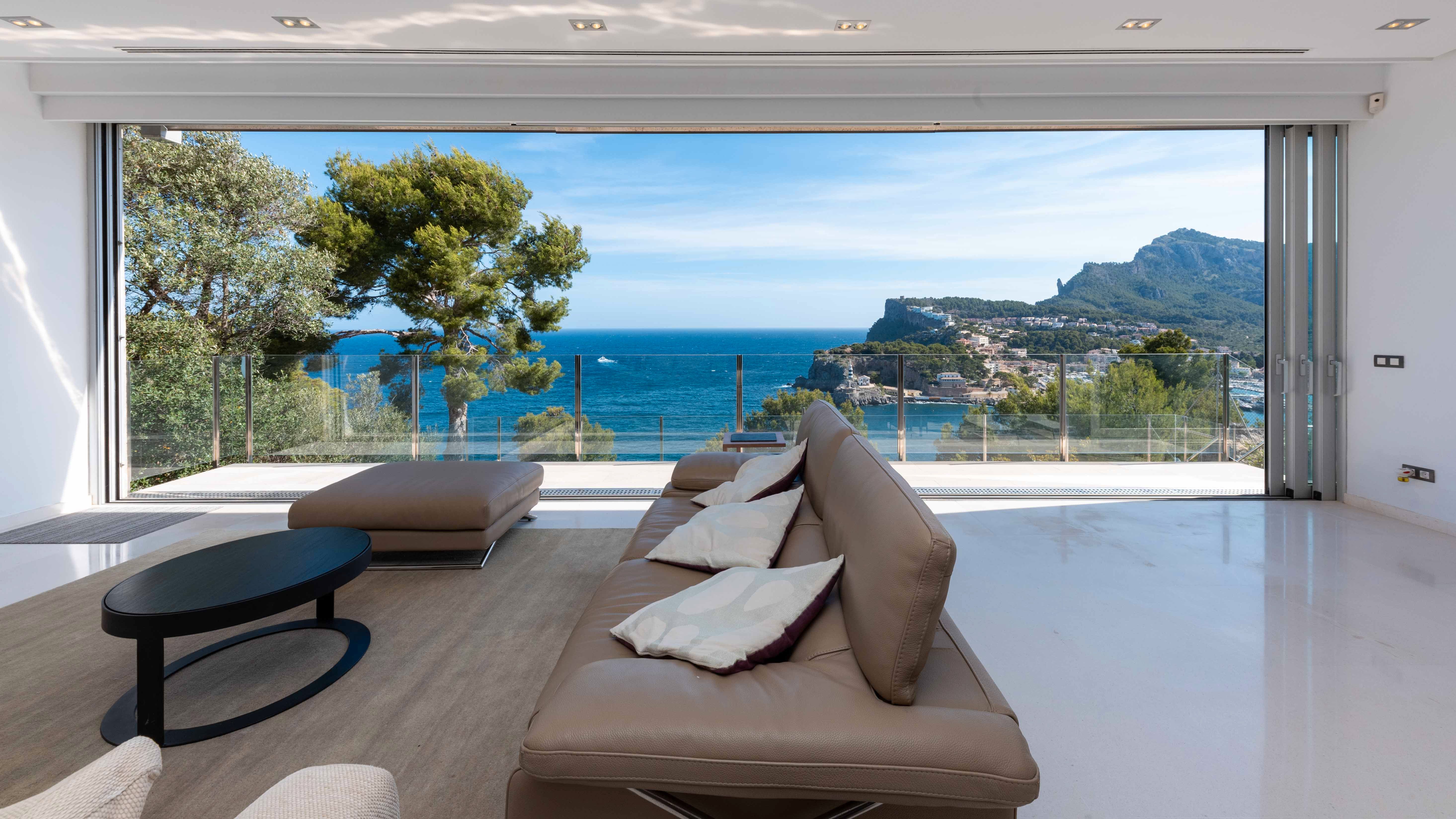Sala d'estar de Casa o xalet en venda en Sóller amb Aire condicionat, Piscina i Moblat