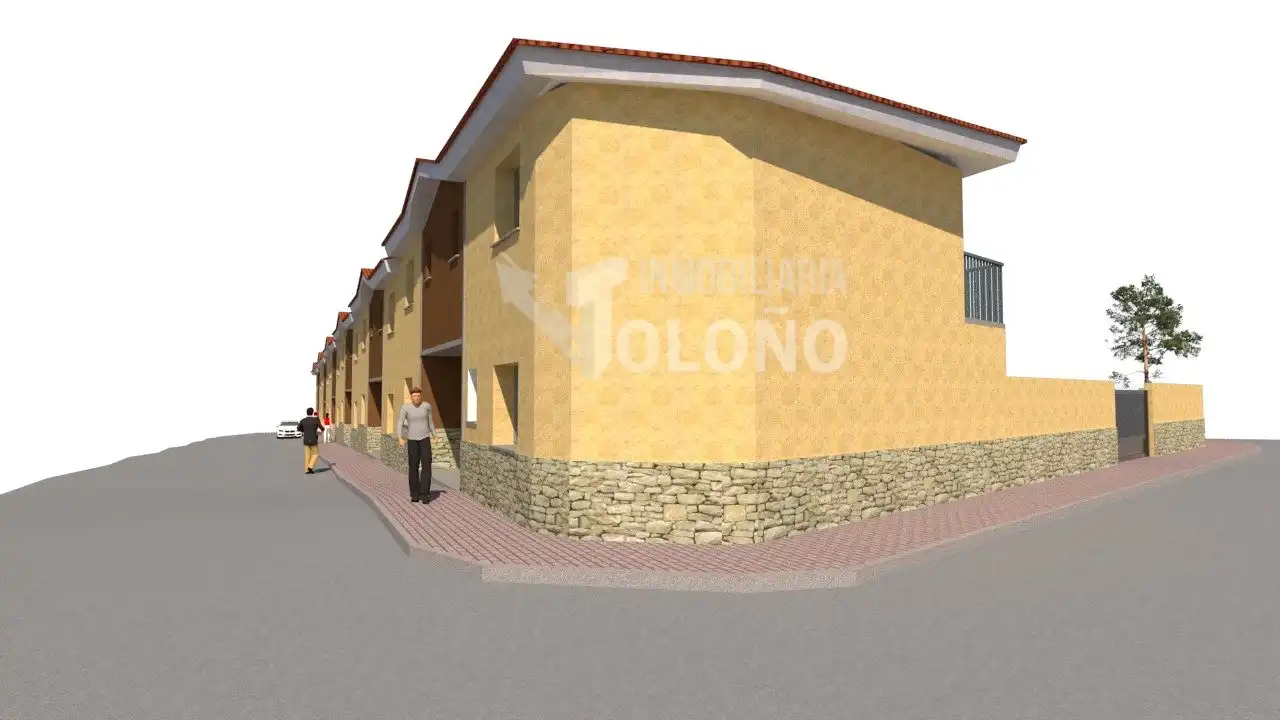 Vista exterior de Casa adosada en venta en Zarratón con Calefacción, Jardín privado y Parquet