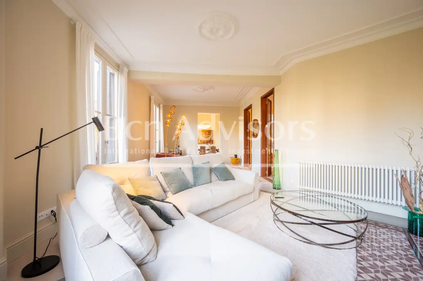 Sala de estar de Piso en venta en Barcelona con Aire acondicionado, Calefacción y Parquet