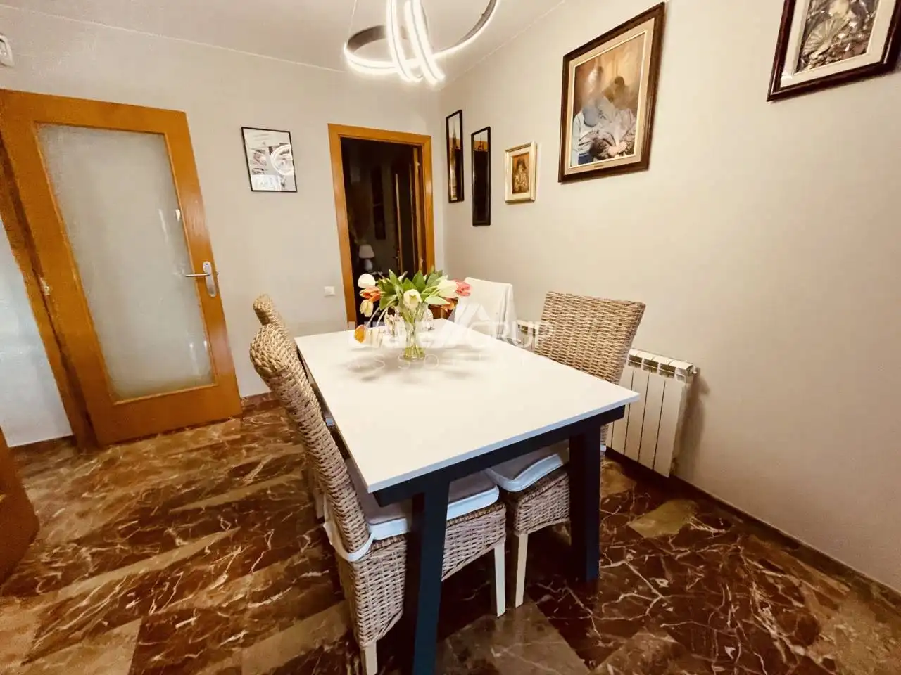 Esszimmer von Wohnung zum Verkauf in Terrassa mit Klimaanlage, Heizung und Privatgarten