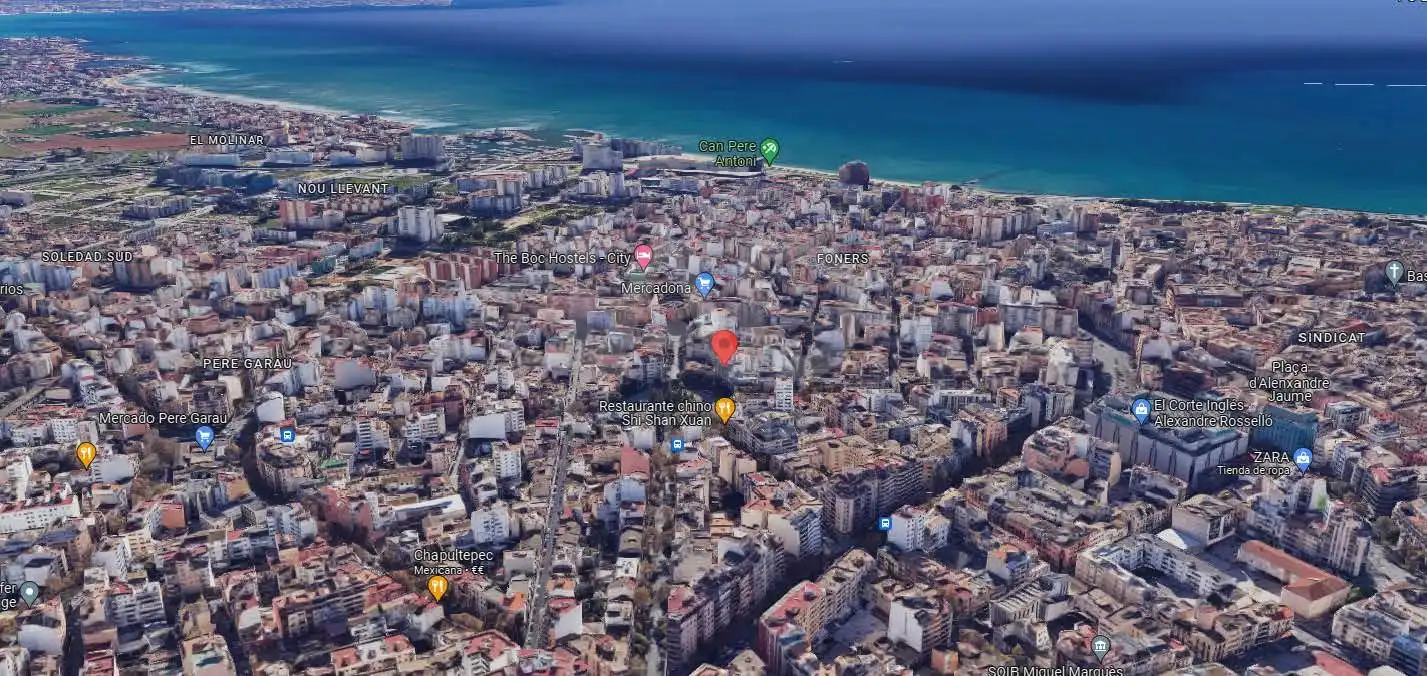 Vista exterior de Pis en venda en  Palma de Mallorca amb Aire condicionat, Calefacció i Terrassa