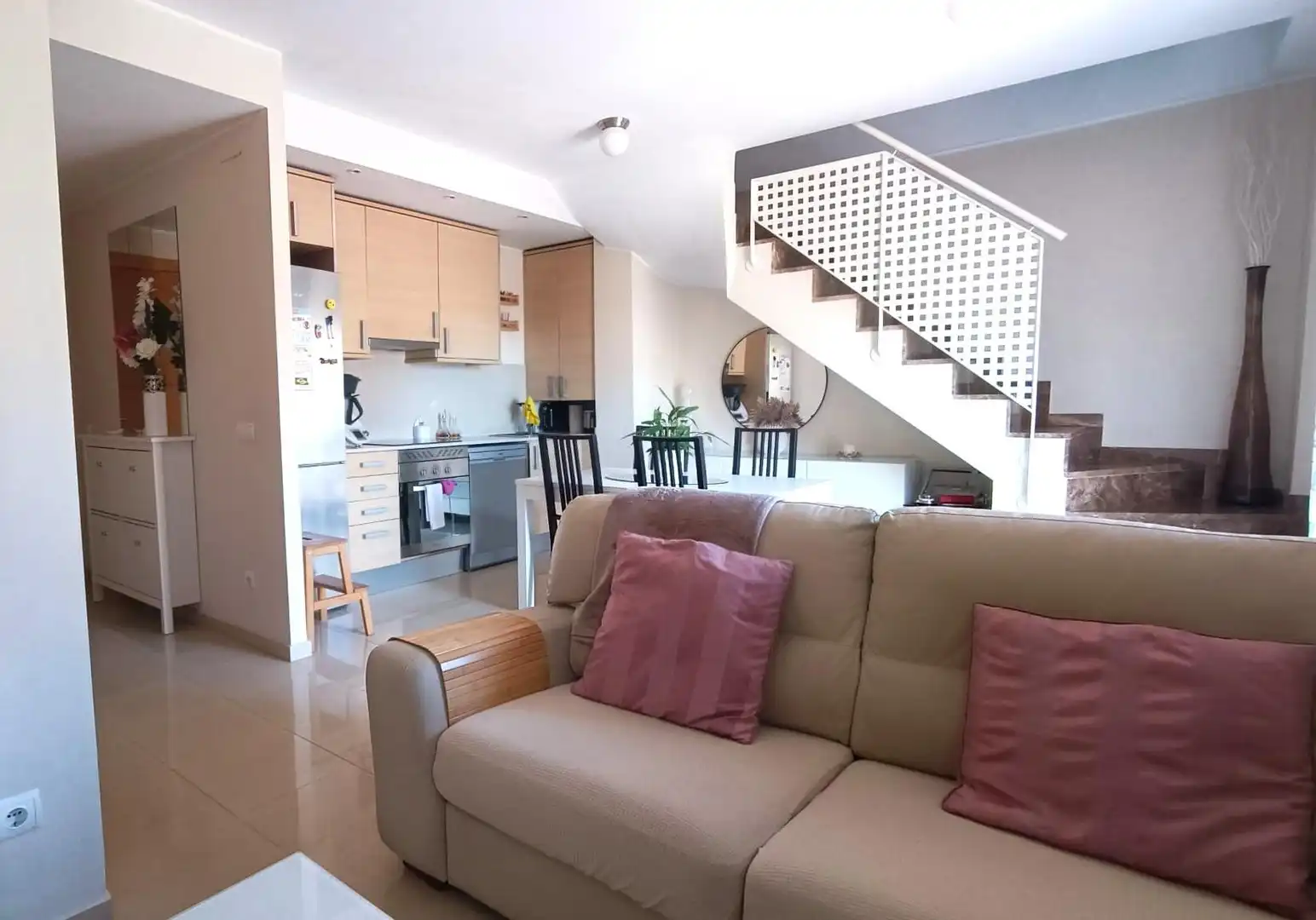 Sala d'estar de Dúplex en venda en Terrassa amb Aire condicionat i Calefacció