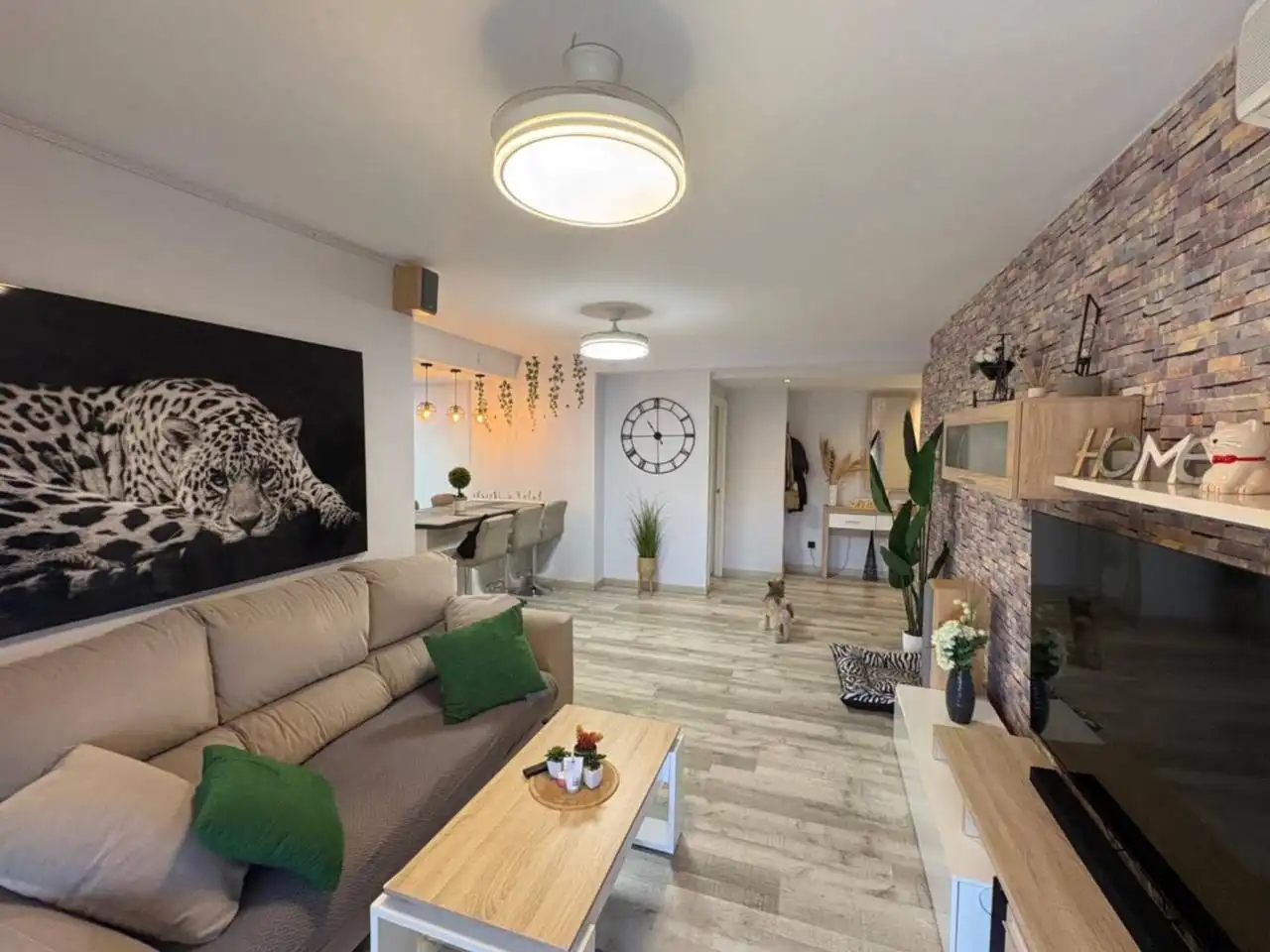 Sala d'estar de Pis en venda en Alicante / Alacant amb Aire condicionat, Terrassa i Alarma