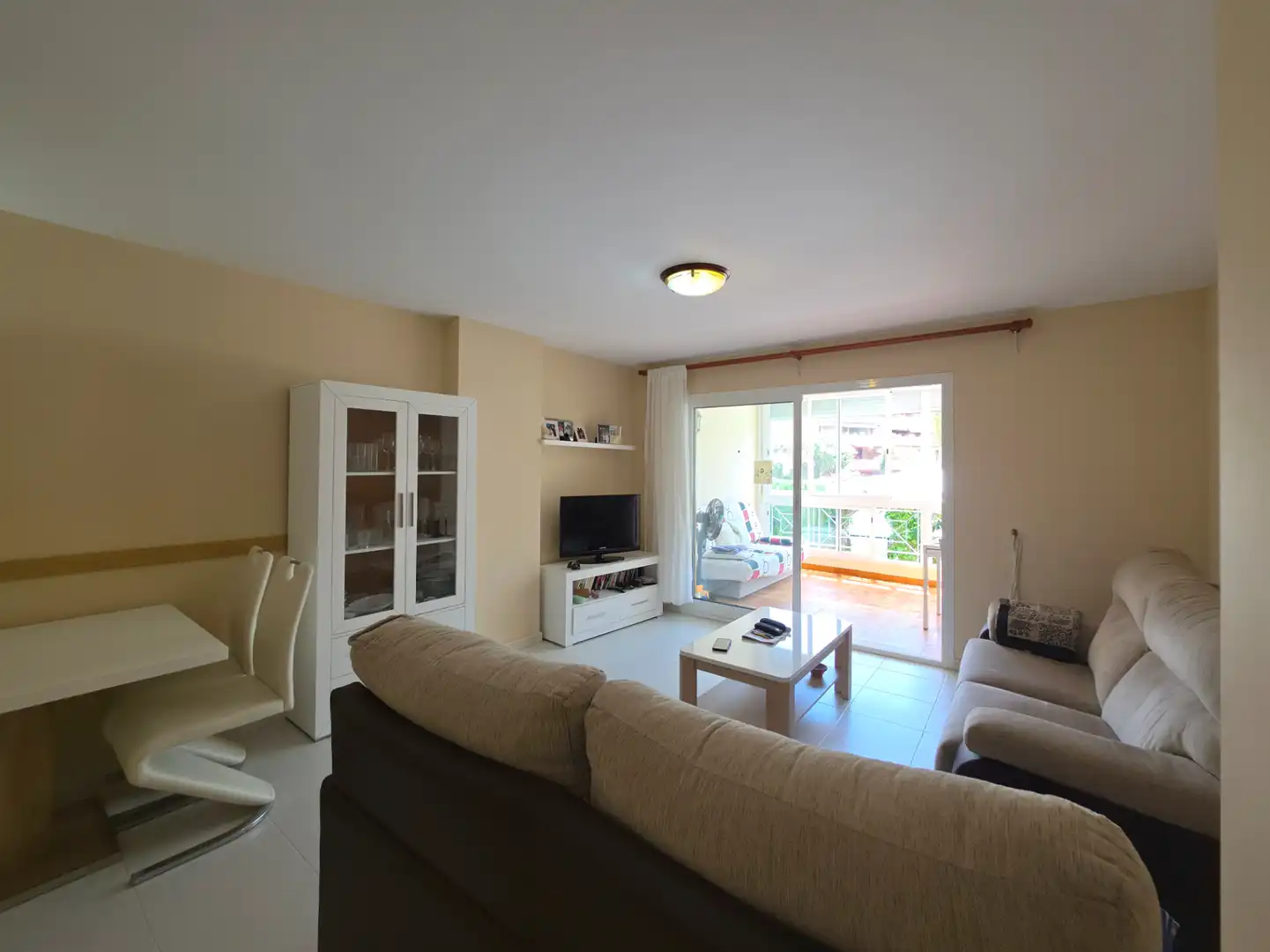 Living room of Flat for sale in Alicante / Alacant  with Private garden, Terrace and Swimming Pool