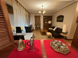 Wohnzimmer von Wohnungen zum Verkauf in León Capital  mit Heizung, Parkett und Terrasse